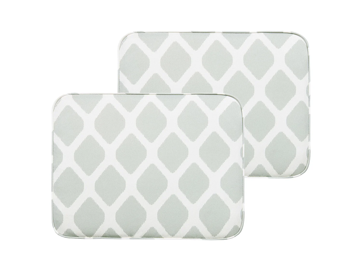 Lot de 2 coussins pour chaises de jardin FIJI 29 x 38 cm Vert menthe