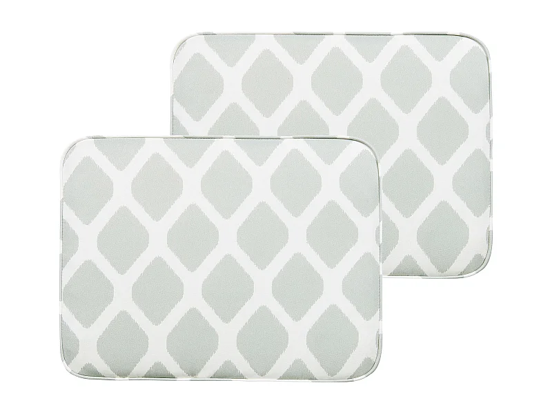 Set van 2 tuinzitkussens FIJI 29 x 38 cm Mintgroen