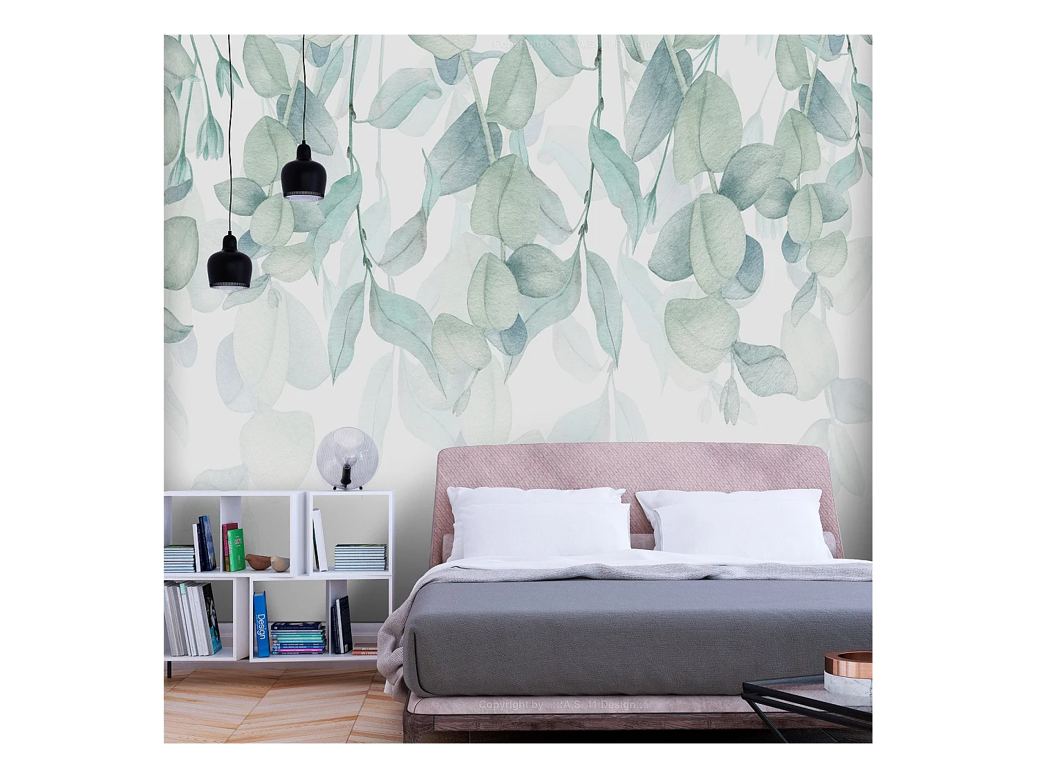 Papier peint Pastel Flora - 400 x 280 cm