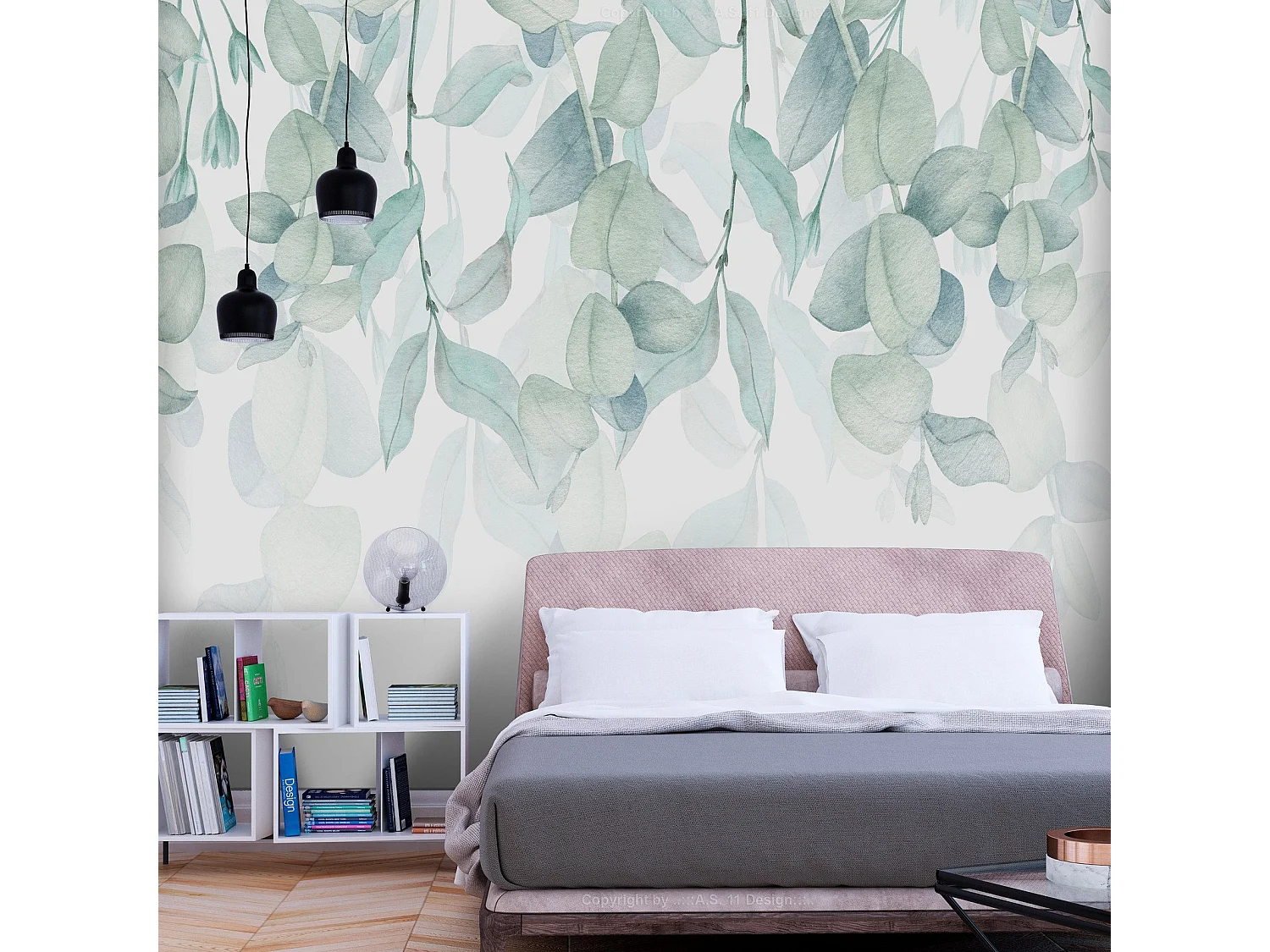 Papier peint Pastel Flora - 400 x 280 cm