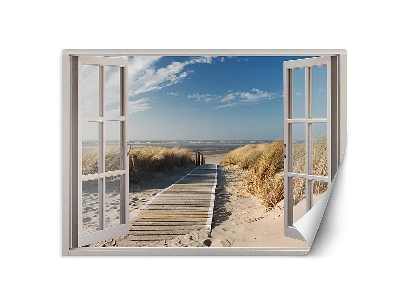 Papier peint descendre à la plage - 140 x 100 cm