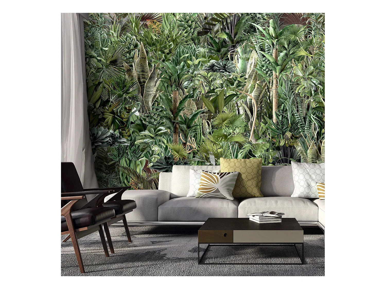 Papier peint Richness of Jungle - 400 x 280 cm