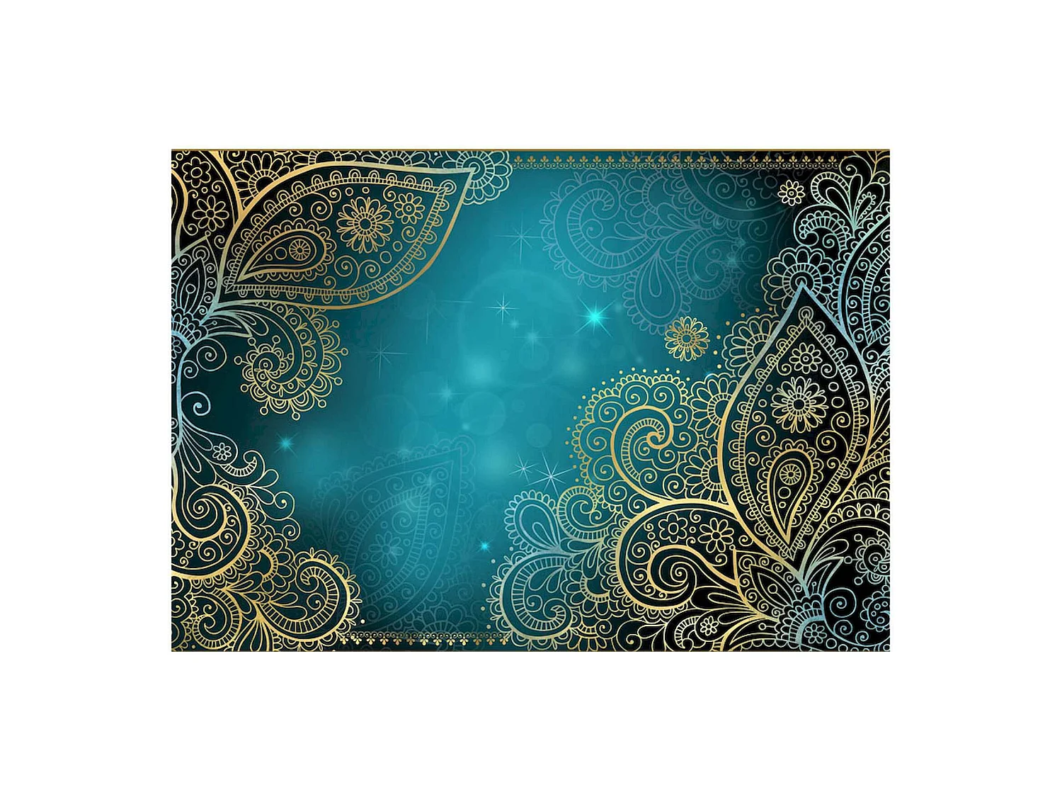 Papier peint adhésif Ailes orientales - 98 x 70 cm