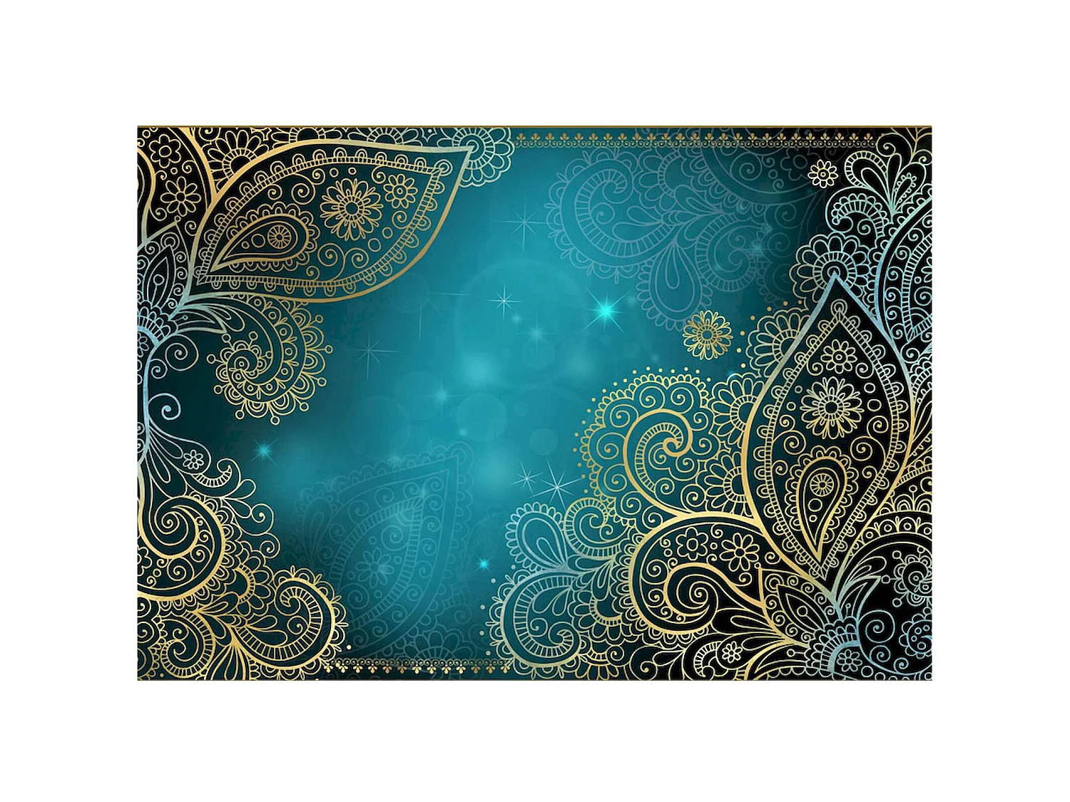 Papier peint adhésif Ailes orientales - 98 x 70 cm