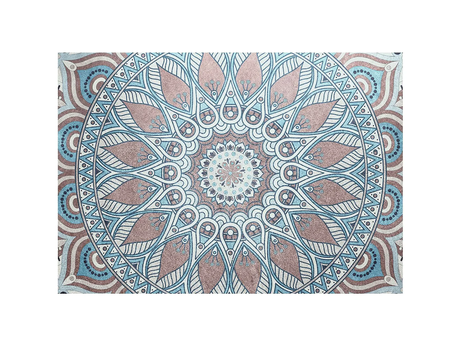 Papier peint adhésif Cercle oriental - 98 x 70 cm