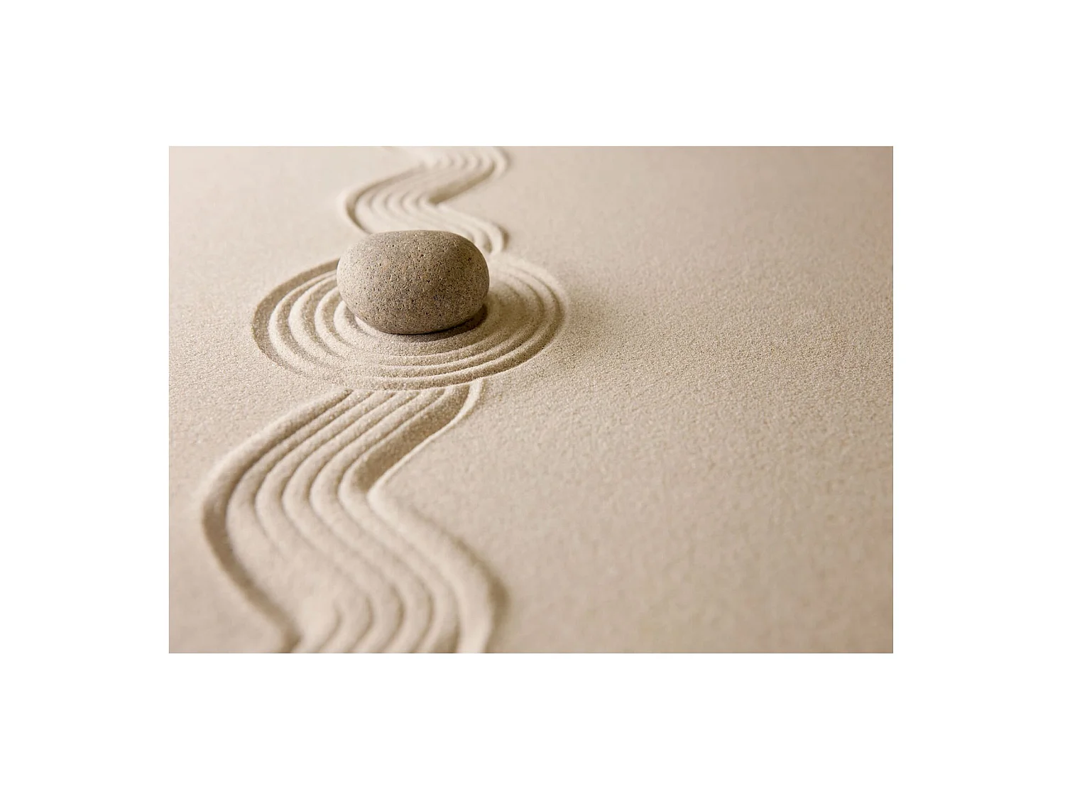 Papier peint adhésif Zen et équilibre - 147 x 105 cm