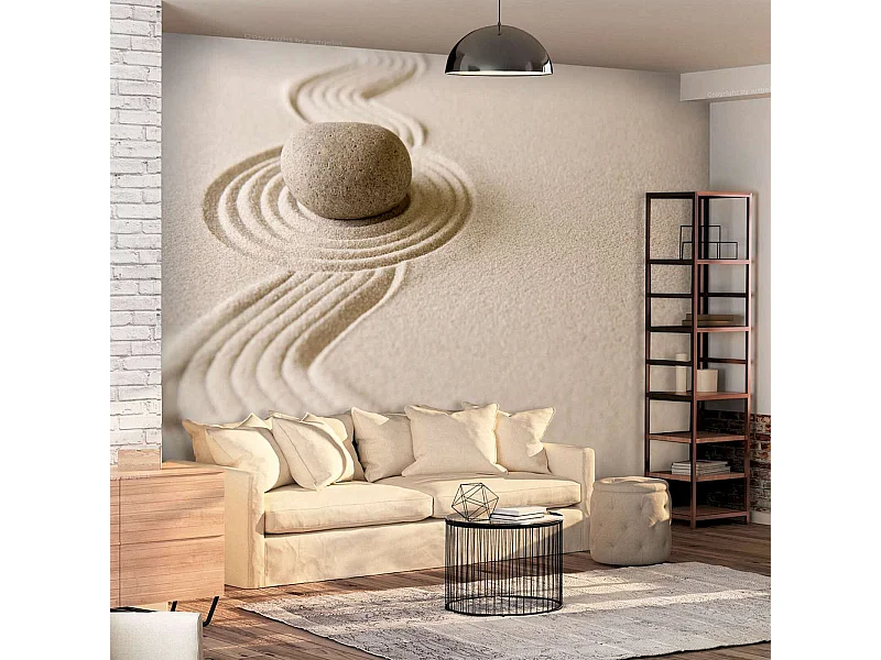 Papier peint adhésif Zen et équilibre - 147 x 105 cm