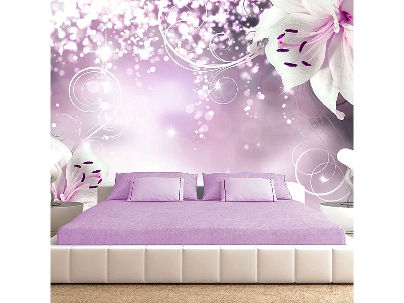 Papier peint adhésif Tri de lys - 98 x 70 cm