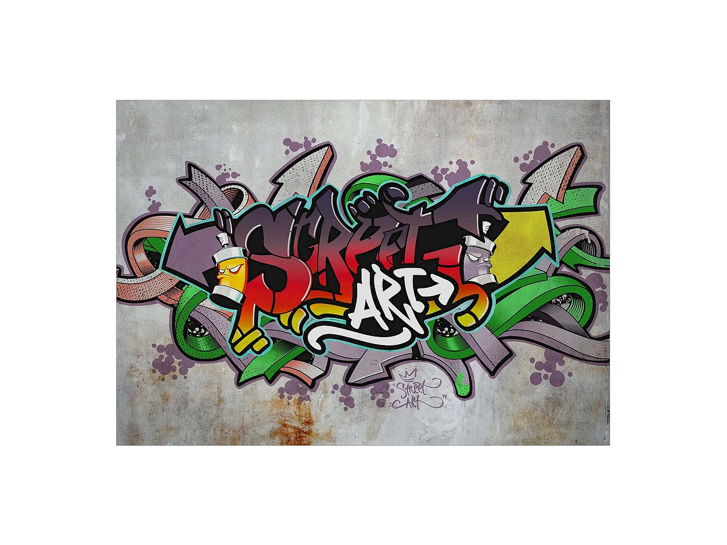 Papier peint adhésif Rue classique - 147 x 105 cm