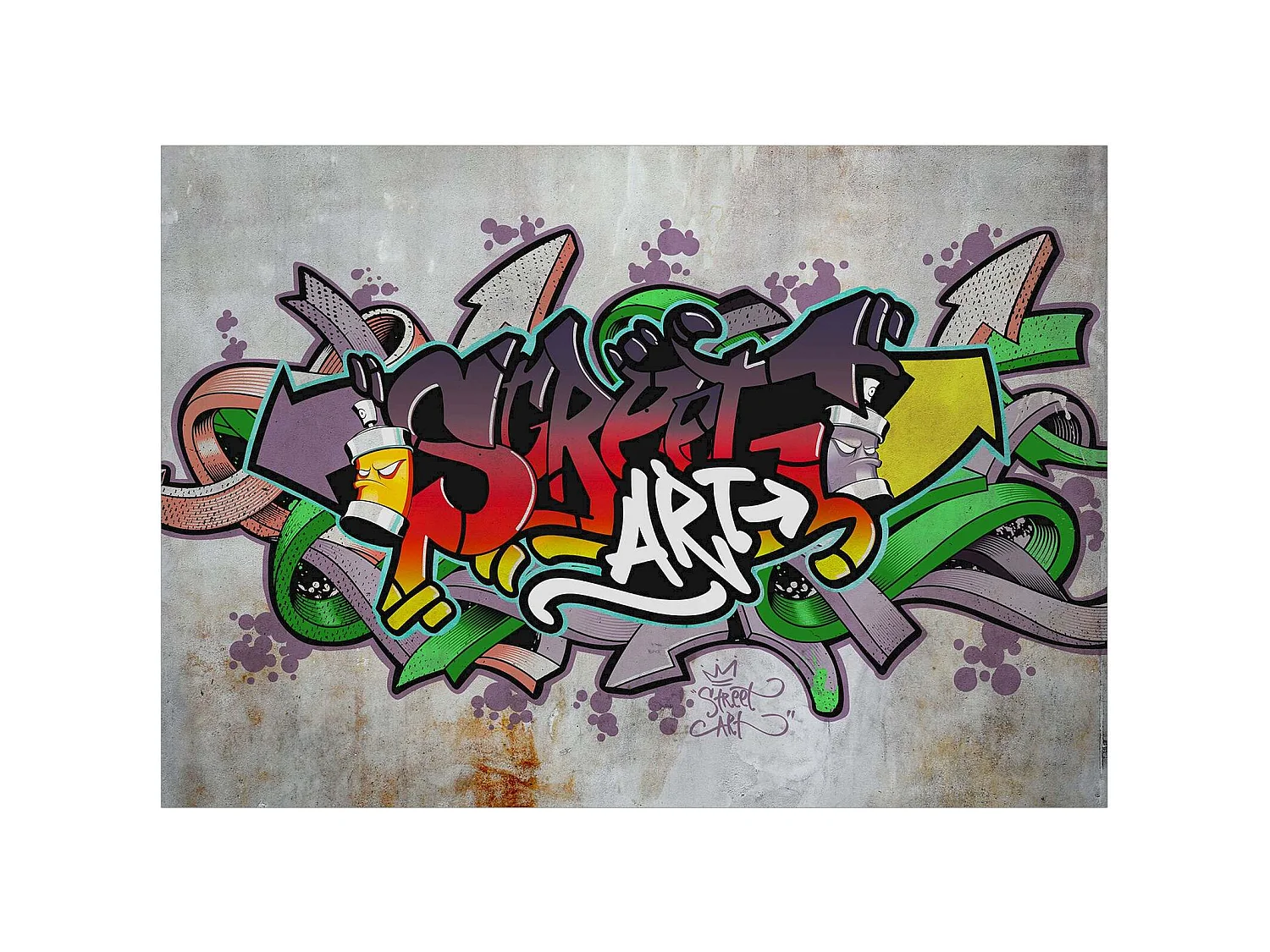 Papier peint adhésif Rue classique - 147 x 105 cm