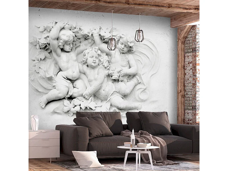 Papier peint adhésif Ange de l'amour - 147 x 105 cm