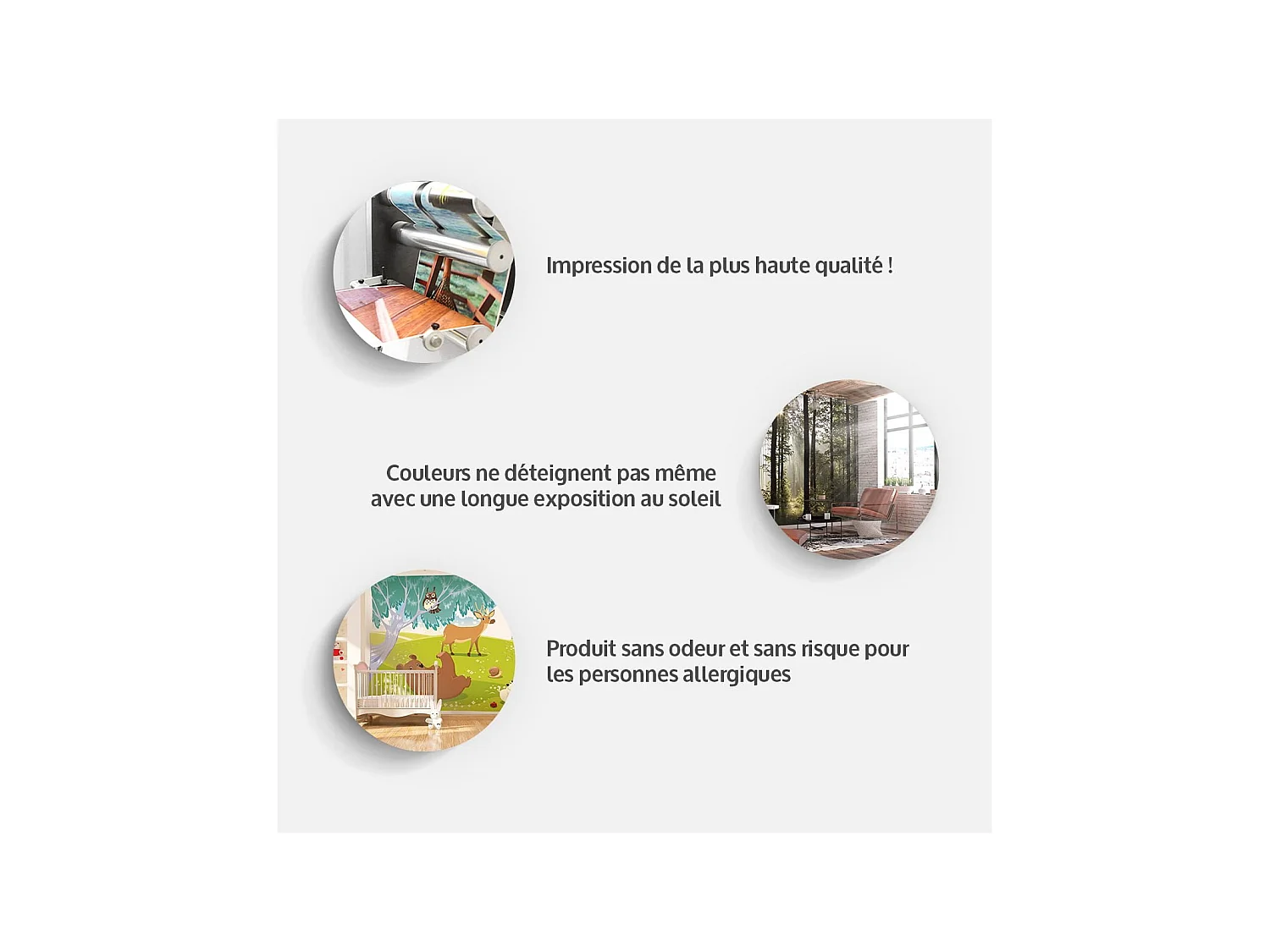 Papier peint adhésif Lamas fous - 98 x 70 cm