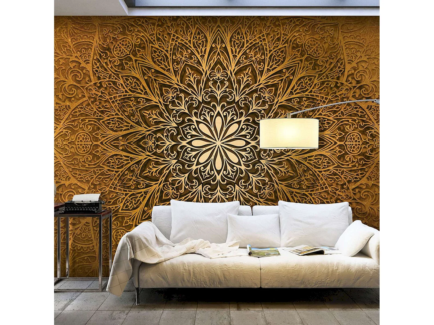 Papier peint adhésif Cercle sacré - 147 x 105 cm