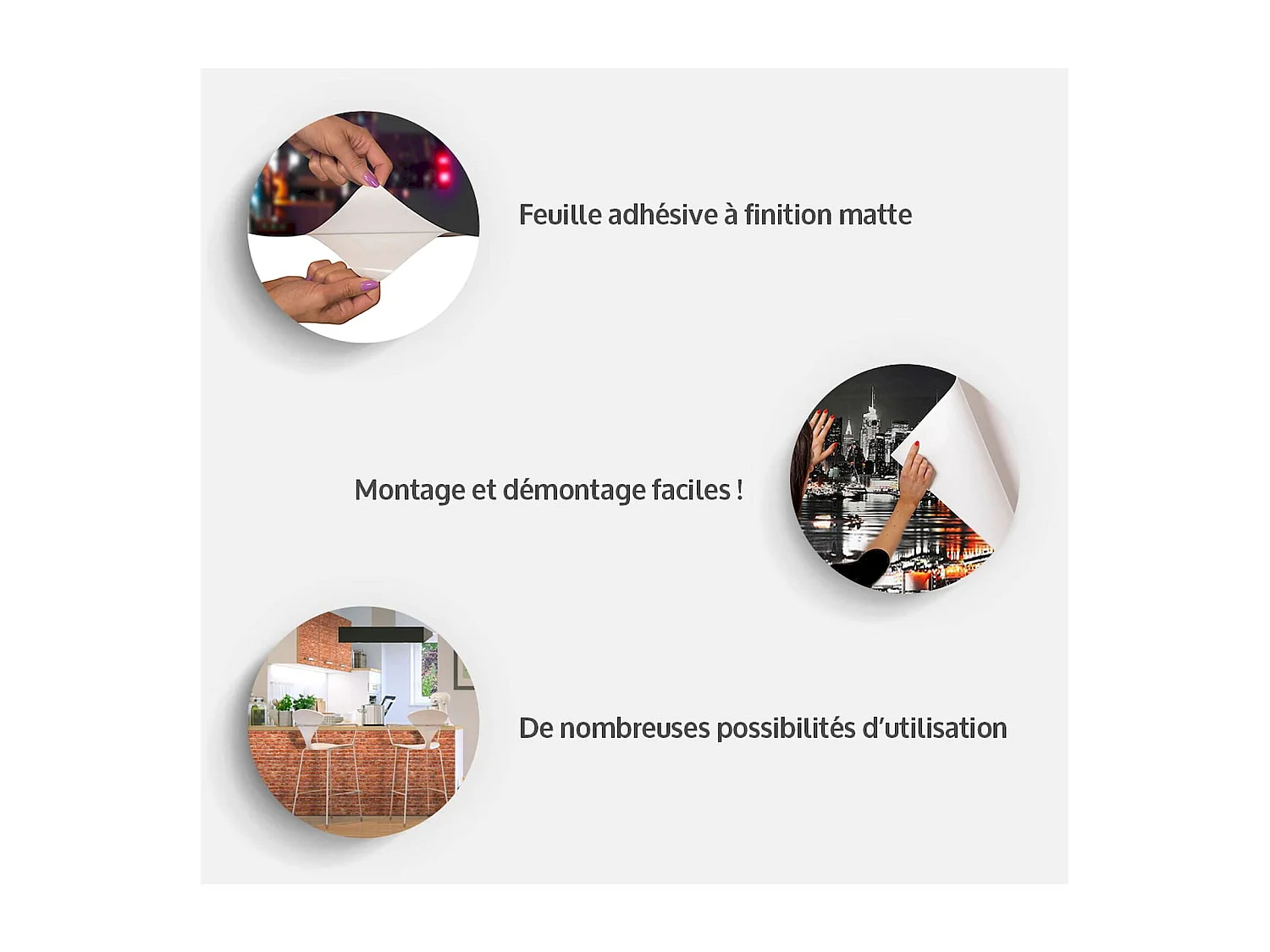 Papier peint adhésif Graffiti urbain - 147 x 105 cm