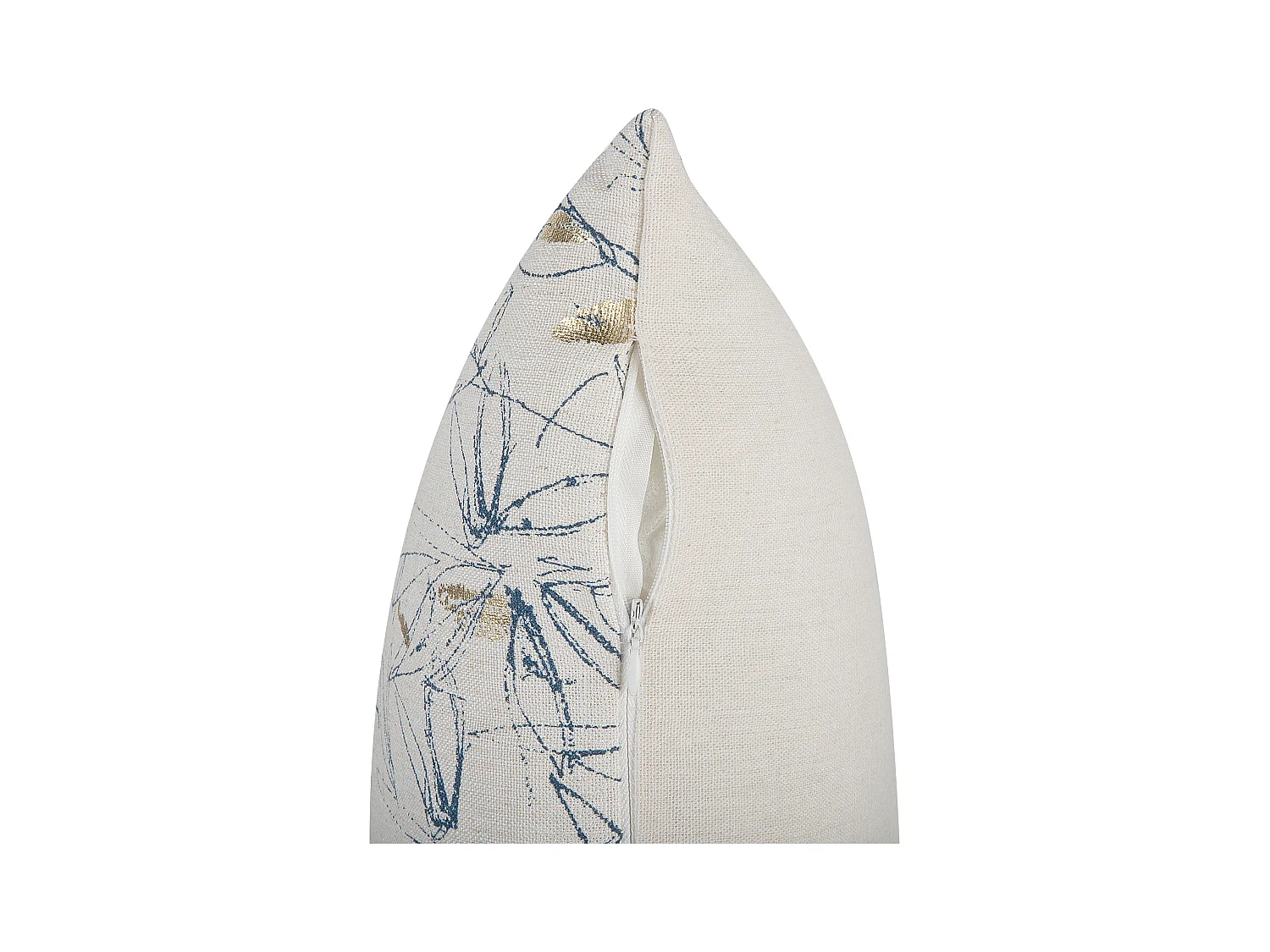 Lot de 2 coussins décoratifs ARBOR 45 x 45 cm Beige Motif floral