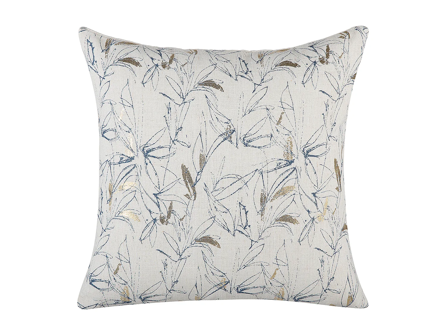 Set van 2 decoratieve kussens ARBOR 45 x 45 cm Beige Bloempatroon