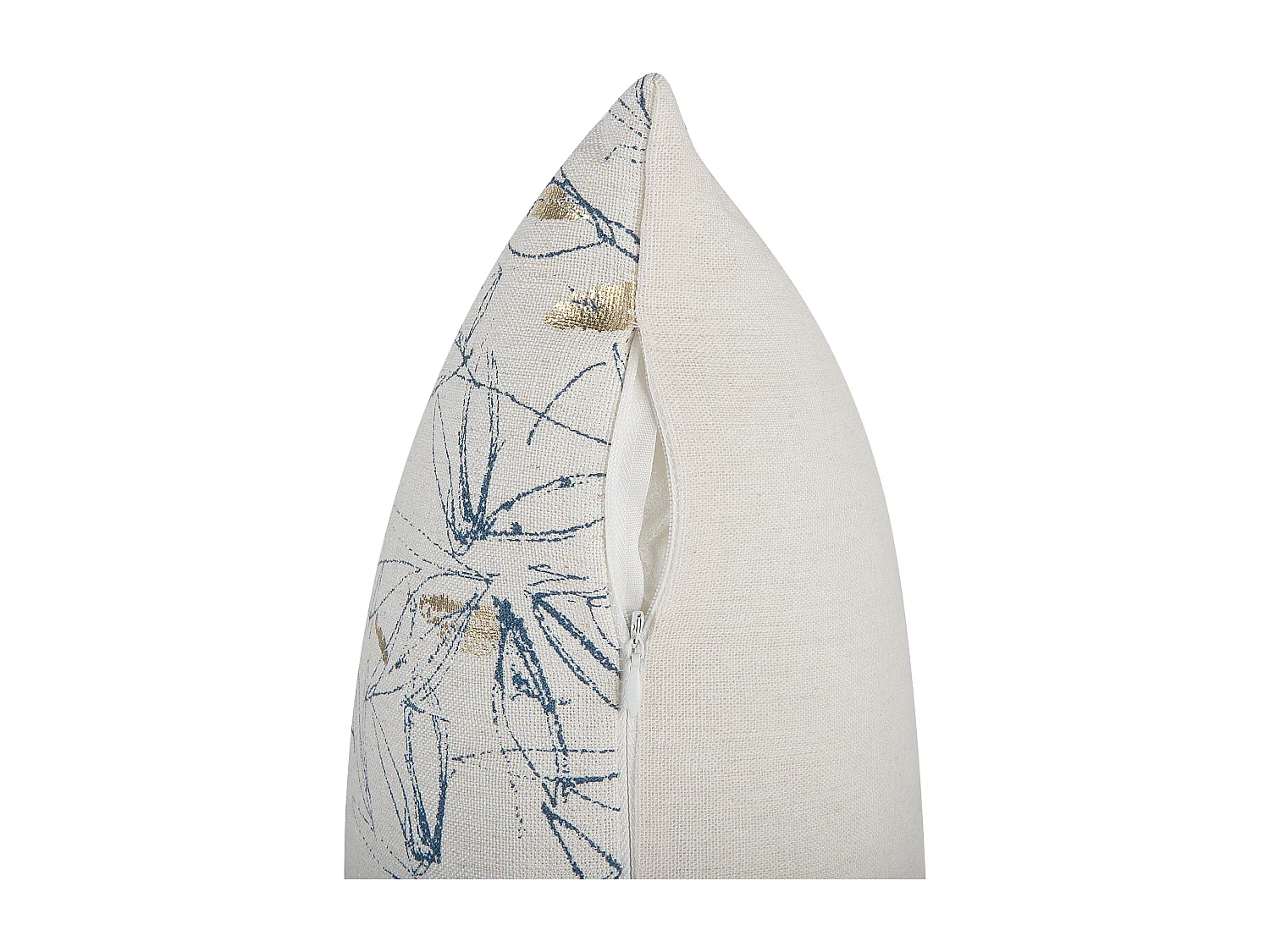 Set van 2 decoratieve kussens ARBOR 45 x 45 cm Beige Bloempatroon