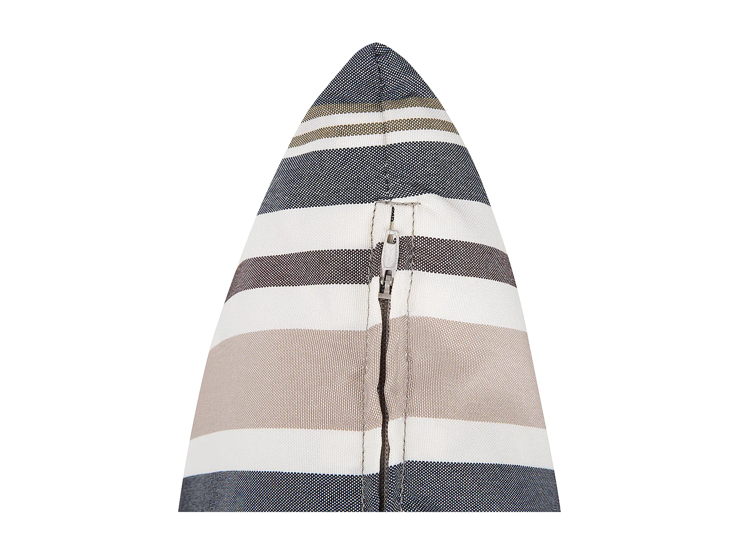 Lot de 2 coussins d'extérieur KASTOS À rayure 40 x 70 cm Taupe