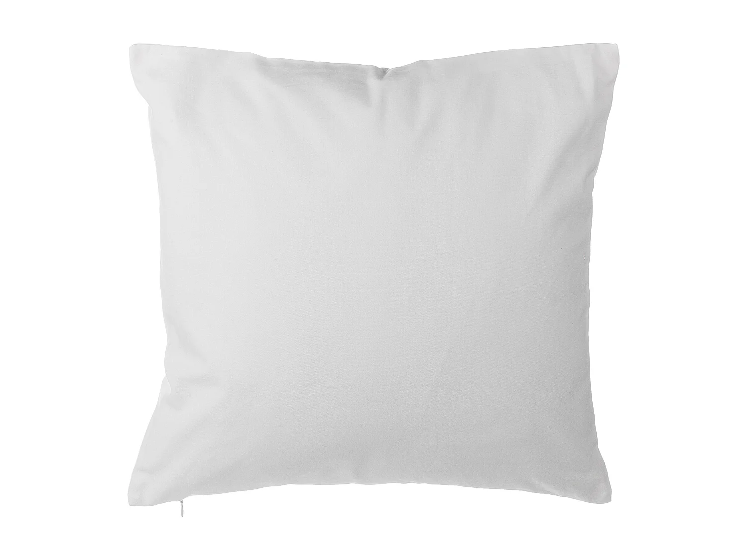 Set van 2 kussens FREESIA Katoen 45 x 45 cm Bladprint Wit