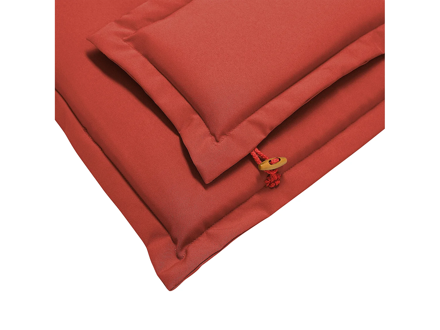 Set di 8 Cuscini Schiena/Seduta MAUI 40 x 54 cm Rosso scuro