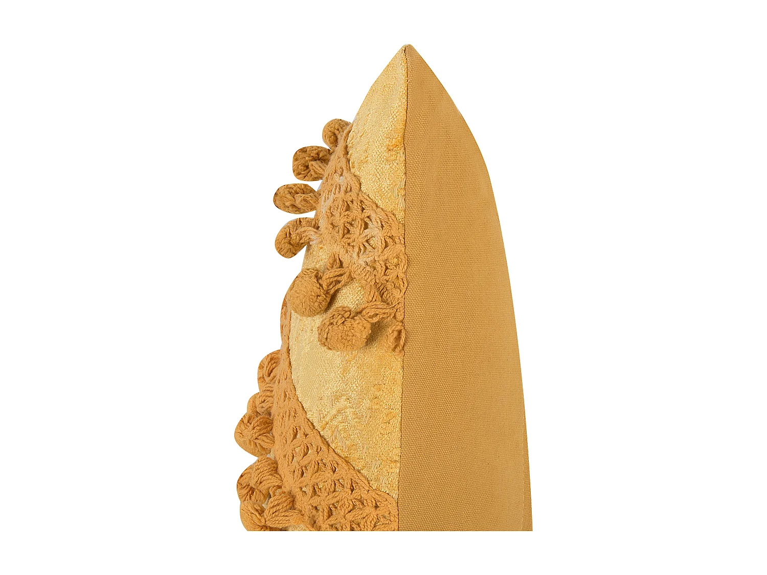 Cuscino decorativo AYROOR 30 x 50 cm Senape Trama geometrica