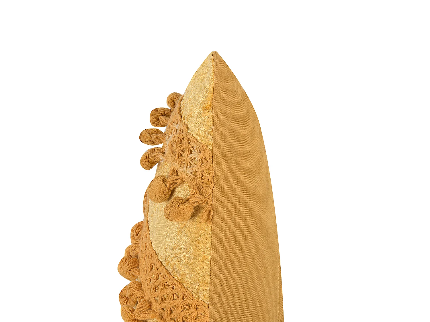 Cojín decorativo AYROOR 30 x 50 cm Mostaza Patrón geométrico