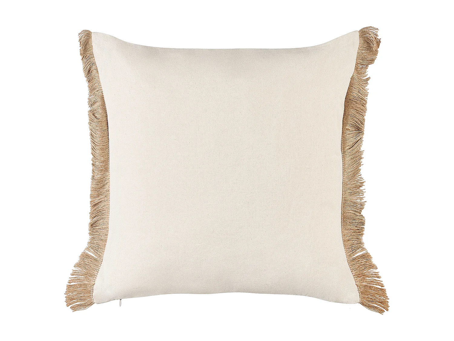 Lot de 2 coussins décoratifs LONAR 45 x 45 cm Beige sable
