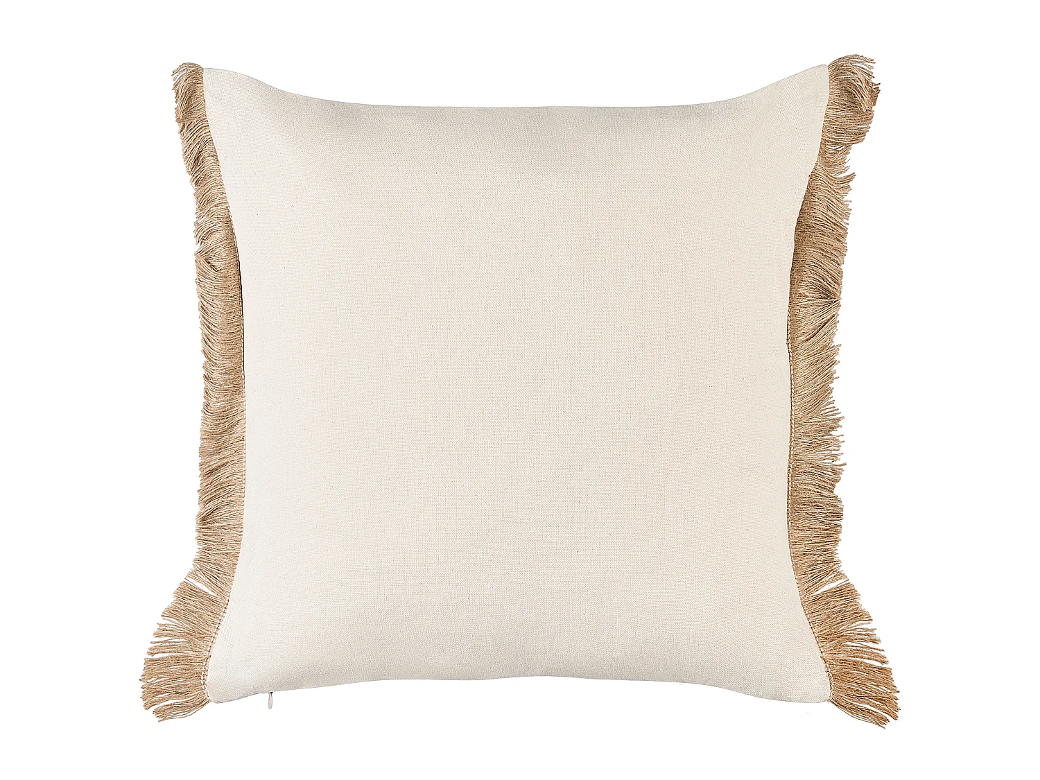 Set of 2 Decorative Cushions LONAR 45 x 45 cm Sand Beige
