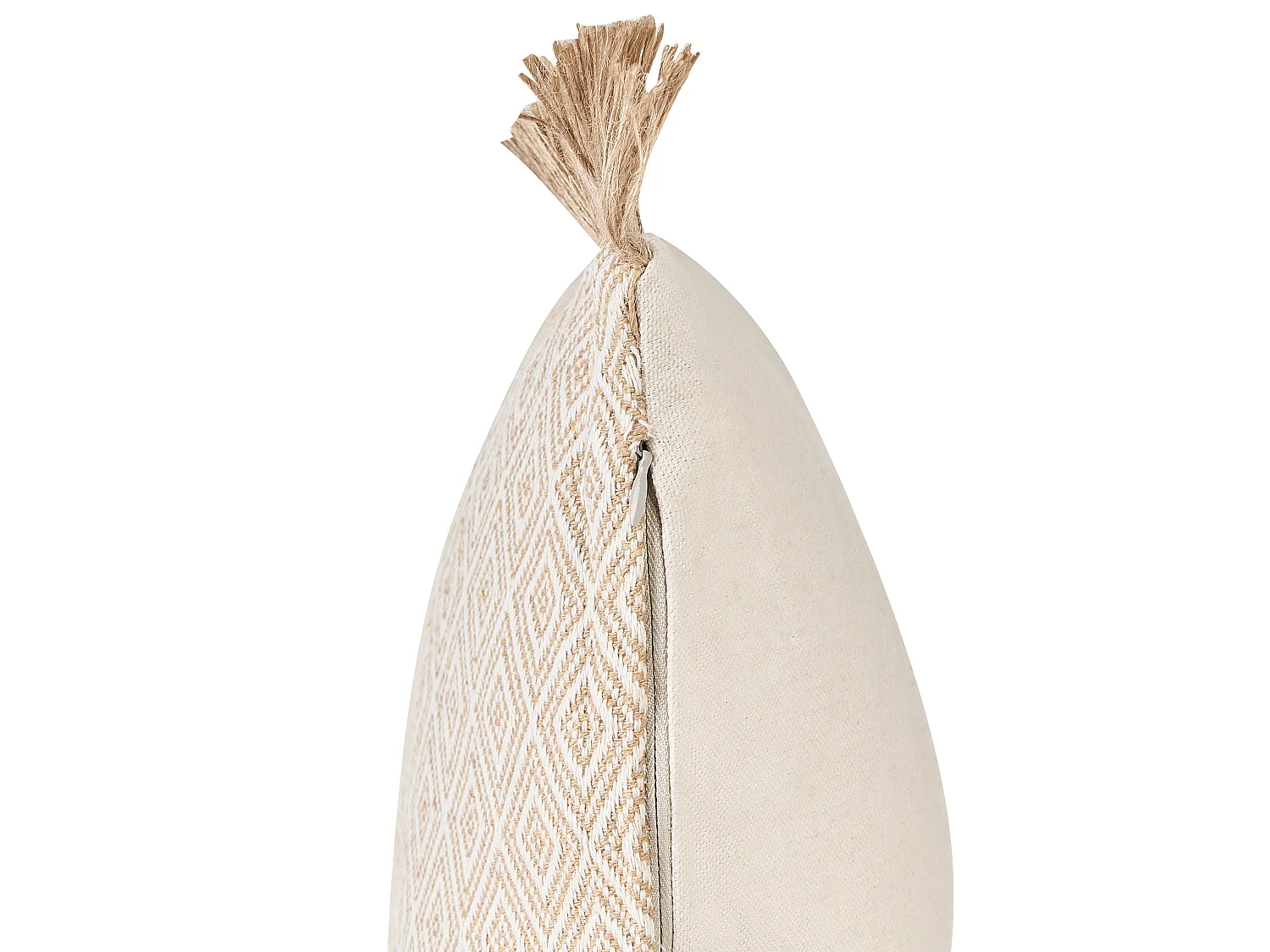 Set of 2 Decorative Cushions LONAR 45 x 45 cm Sand Beige