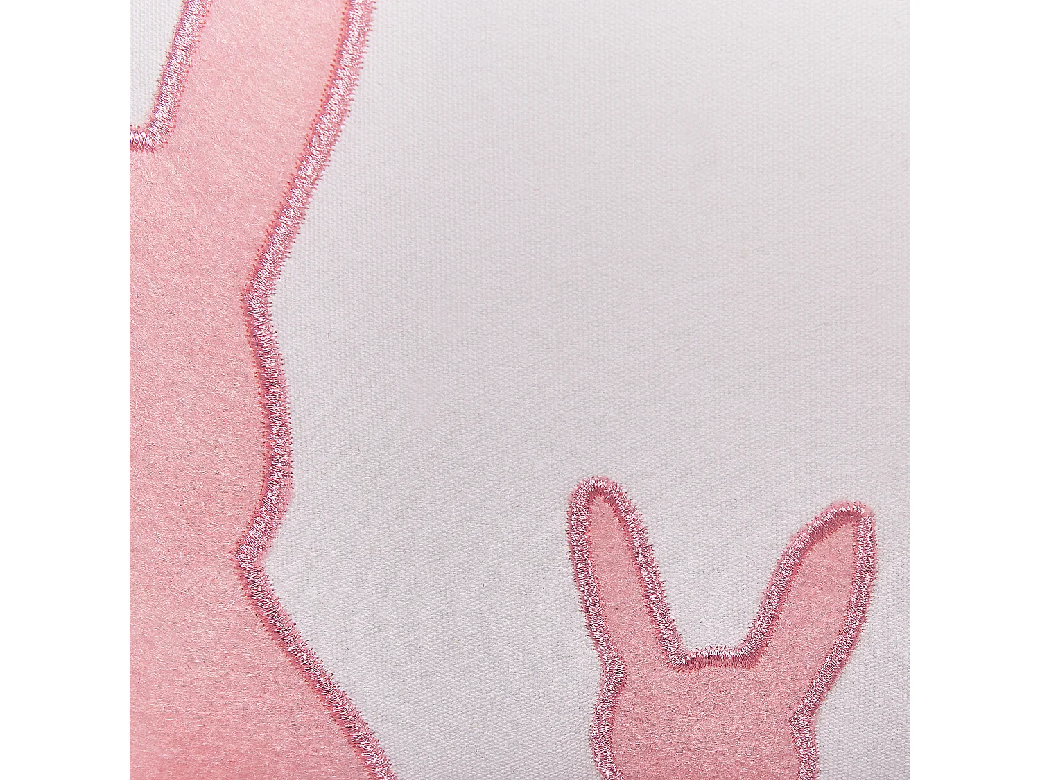 Lot de 2 coussins décoratifs PHLOX Coton 45 x 45 cm Blanc