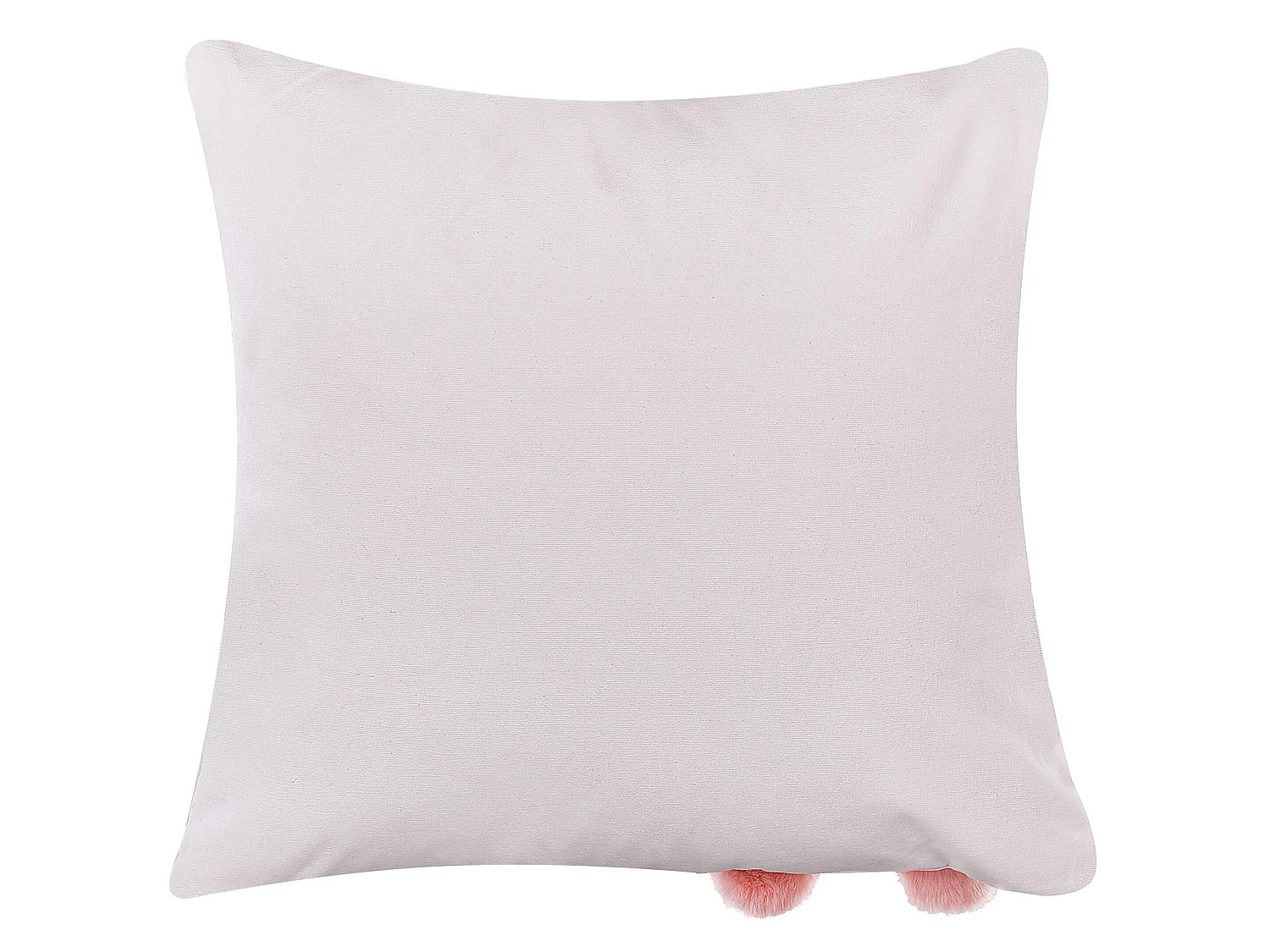 Set of 2 Decorative Cushions PHLOX Cotton 45 x 45 cm White