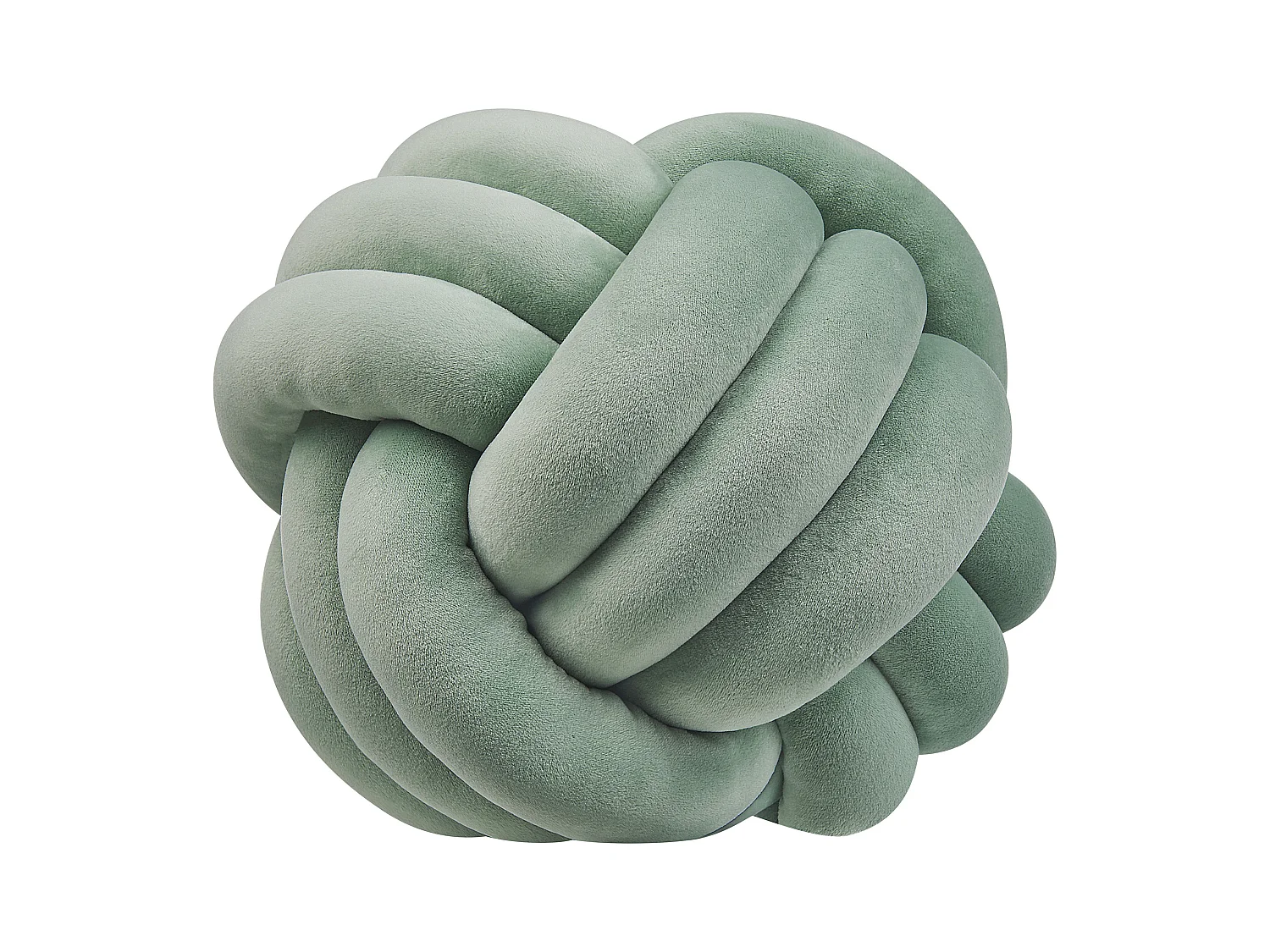 Coussin MALNI Velours 30 x 30 cm Vert menthe Unicolore