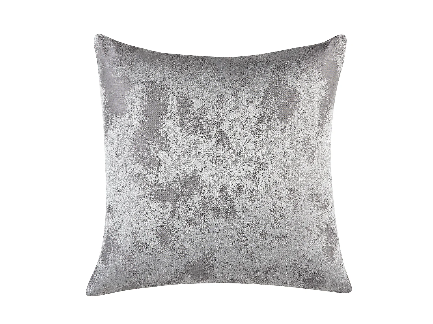 Set of 2 Decorative Cushions CASSIA 45 x 45 cm Grey Geometric Pattern