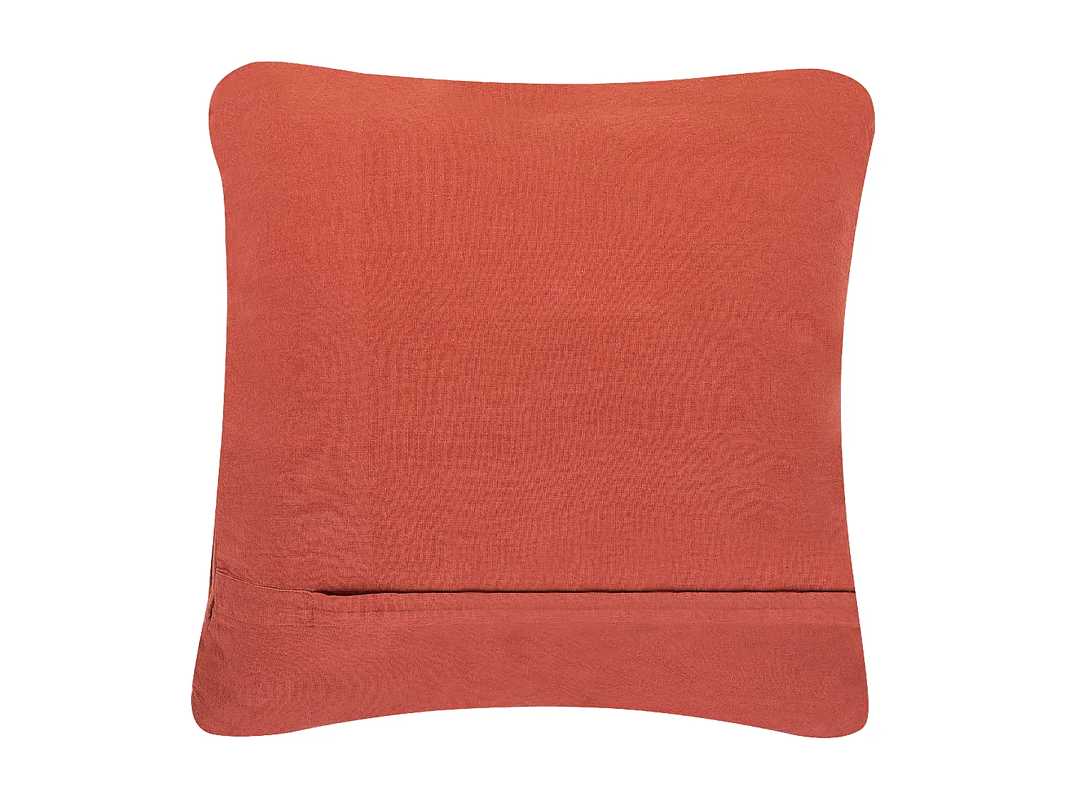 Cuscino decorativo AKKOY Cotone 45 x 45 cm Arancione Trama geometrica