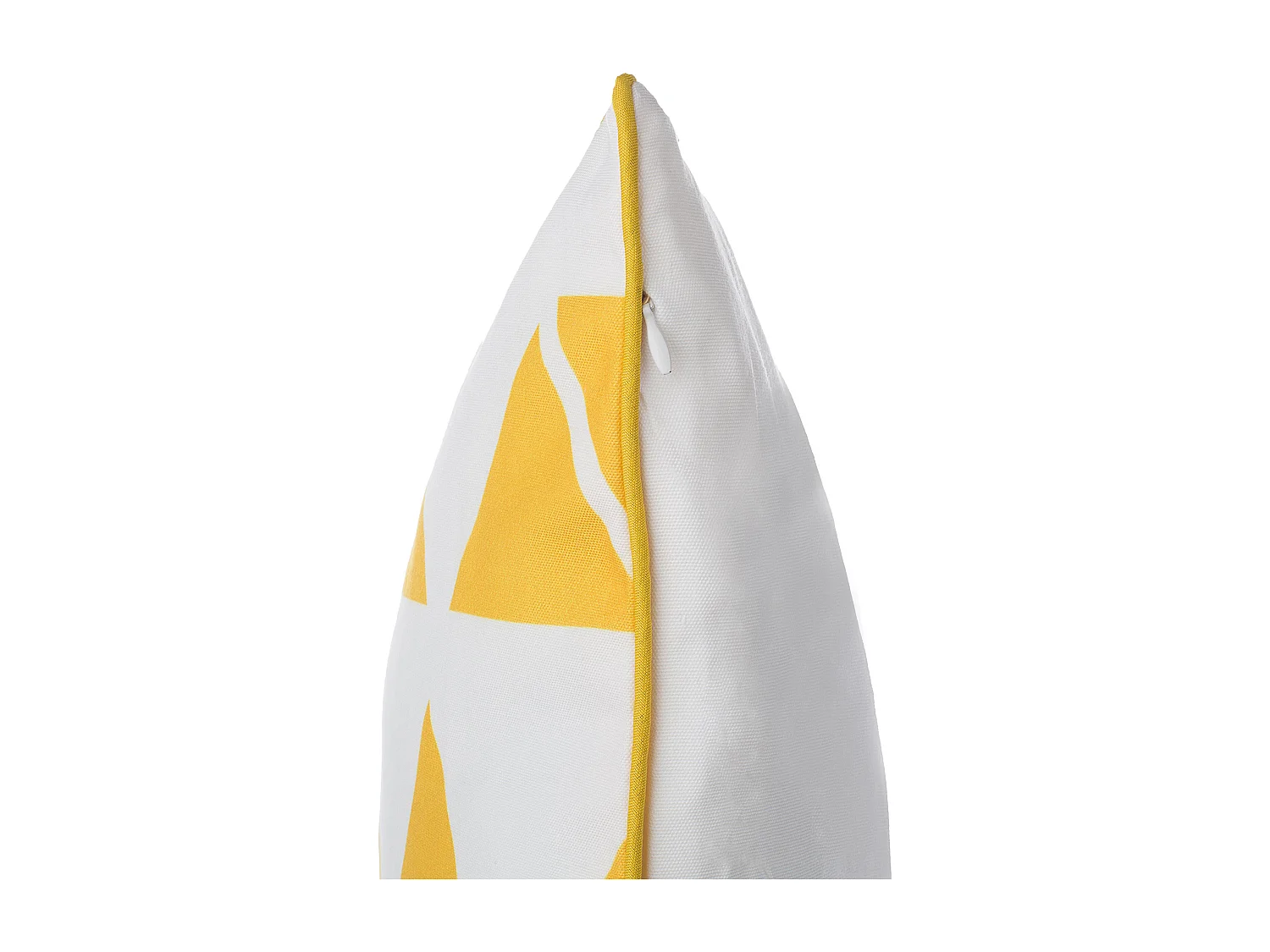 Set van 2 decoratieve kussens PANSY 45 x 45 cm Geel Geometrisch patroon