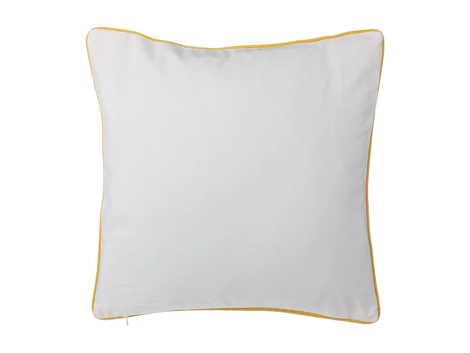 Set di 2 cuscini PANSY 45 x 45 cm Giallo Trama geometrica