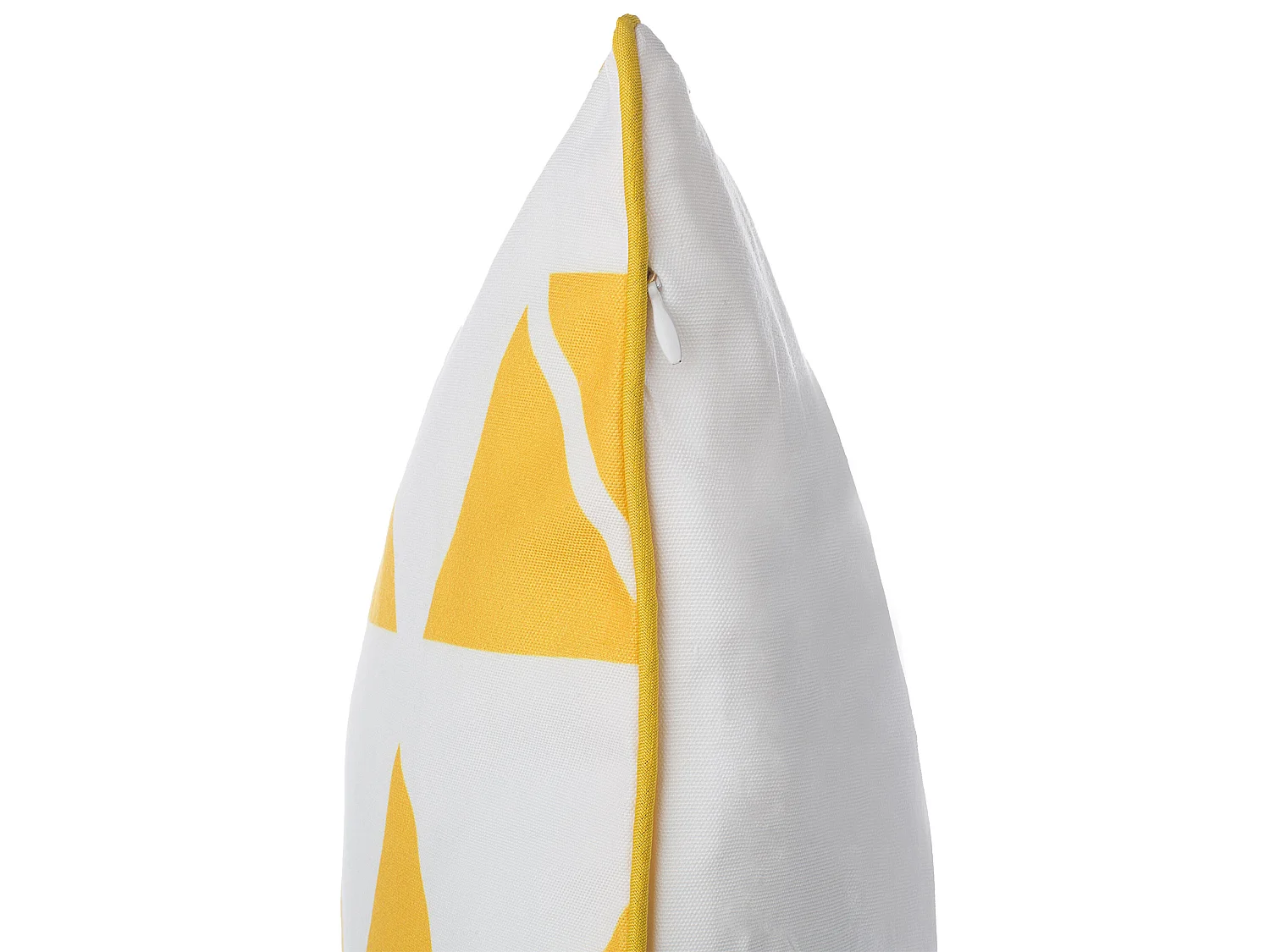 Lot de 2 coussins décoratifs PANSY 45 x 45 cm Jaune Motif géométrique