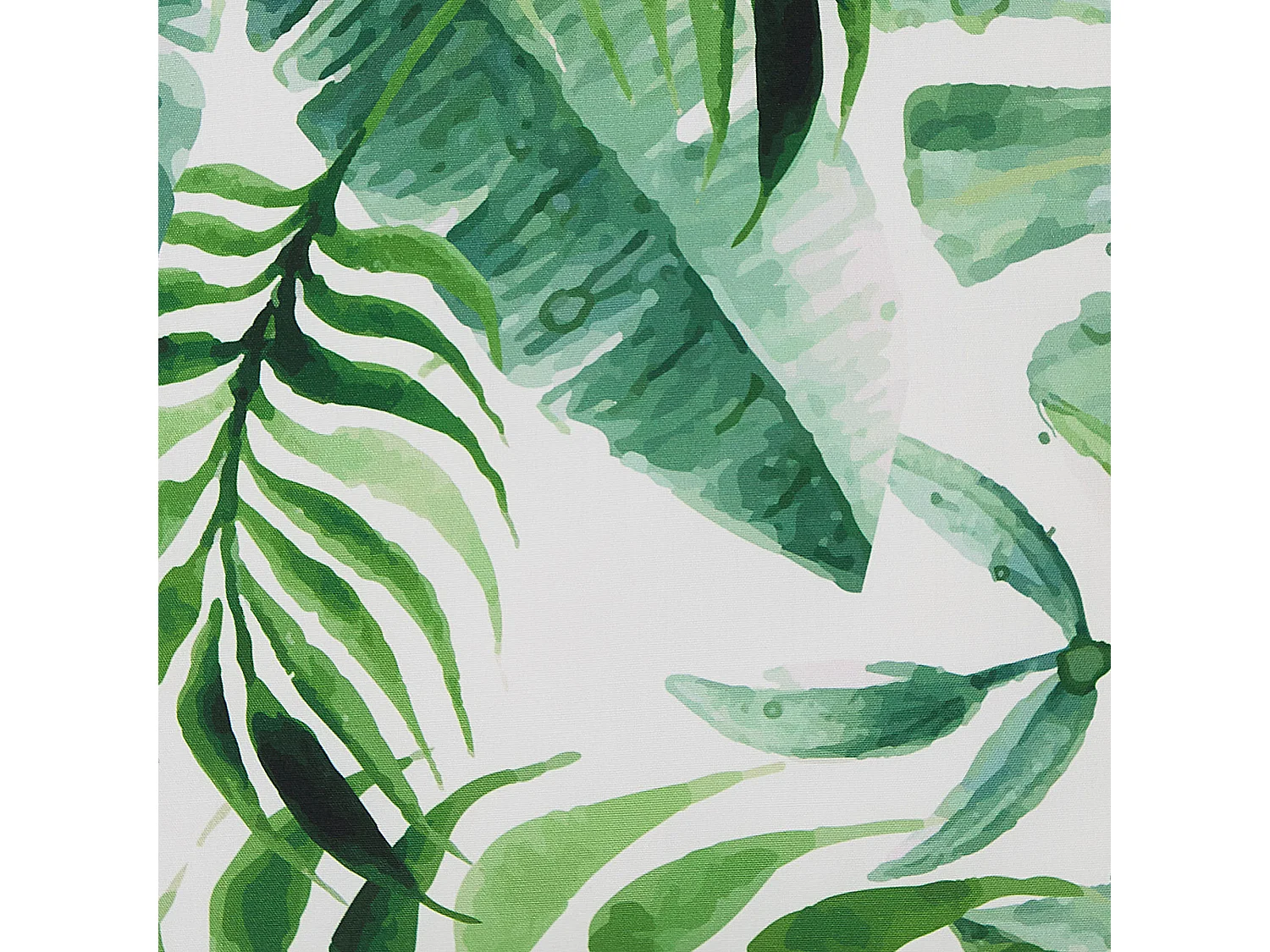 Zestaw 2 poduszek ogrodowych PAVELLI Wzór roślinny 45 x 45 cm Zielony