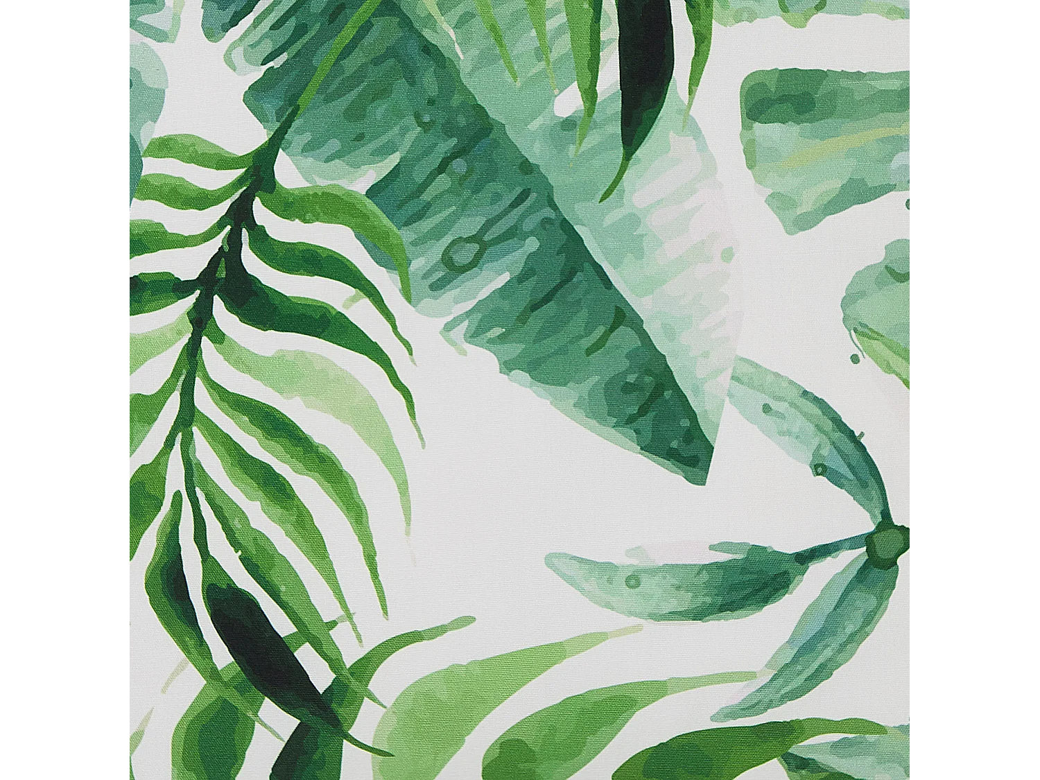 Gartenkissen 2er Set PAVELLI Pflanzenmuster 45 x 45 cm Grün