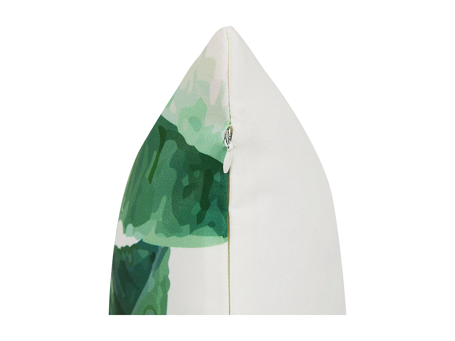 Lot de 2 coussins d'extérieur PAVELLI Motif de plante 45 x 45 cm Vert