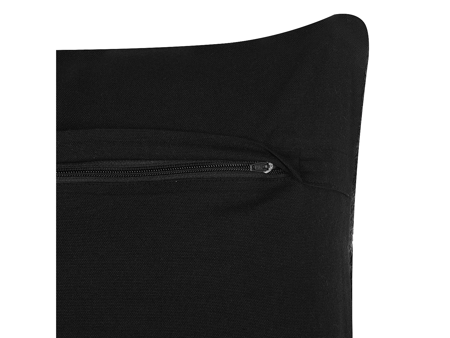 Cojín decorativo PAIKA Algodón 45 x 45 cm Gris oscuro Liso