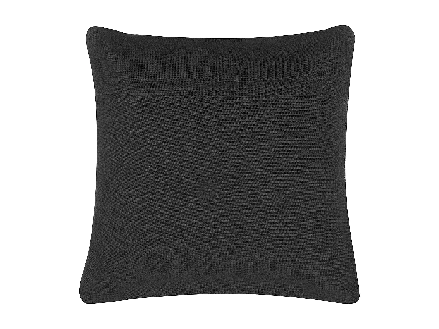 Dekokissen dunkelgrau 45 x 45 cm quadratisch Baumwolle Paika