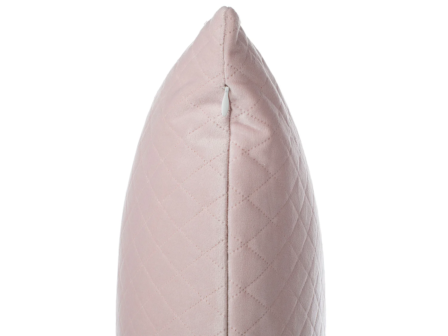 Set med 2 prydnadskuddar PASQUE 45 x 45 cm Sammet Rosa Monokromt