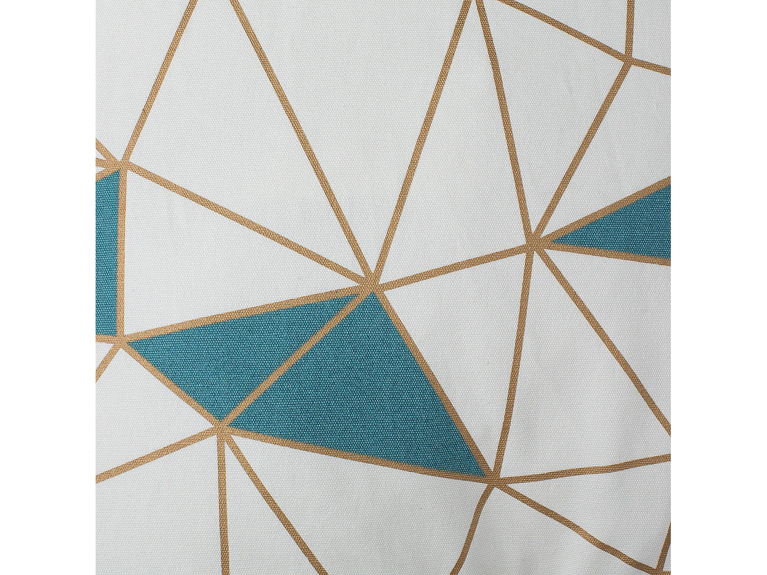 Lot de 2 coussins décoratifs CLARKIA Coton 45 x 45 cm Bleu Motif géométrique