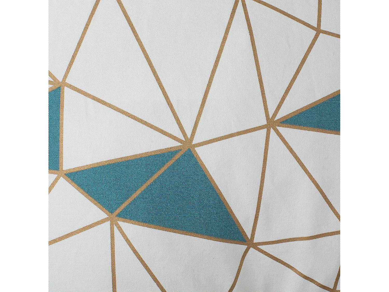 Lot de 2 coussins décoratifs CLARKIA Coton 45 x 45 cm Bleu Motif géométrique