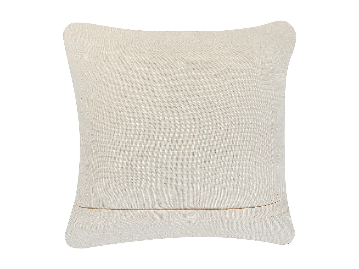 Dekokissen 2er Set Strickmuster helles Beige 45 x 45 cm Baumwolle Polyester