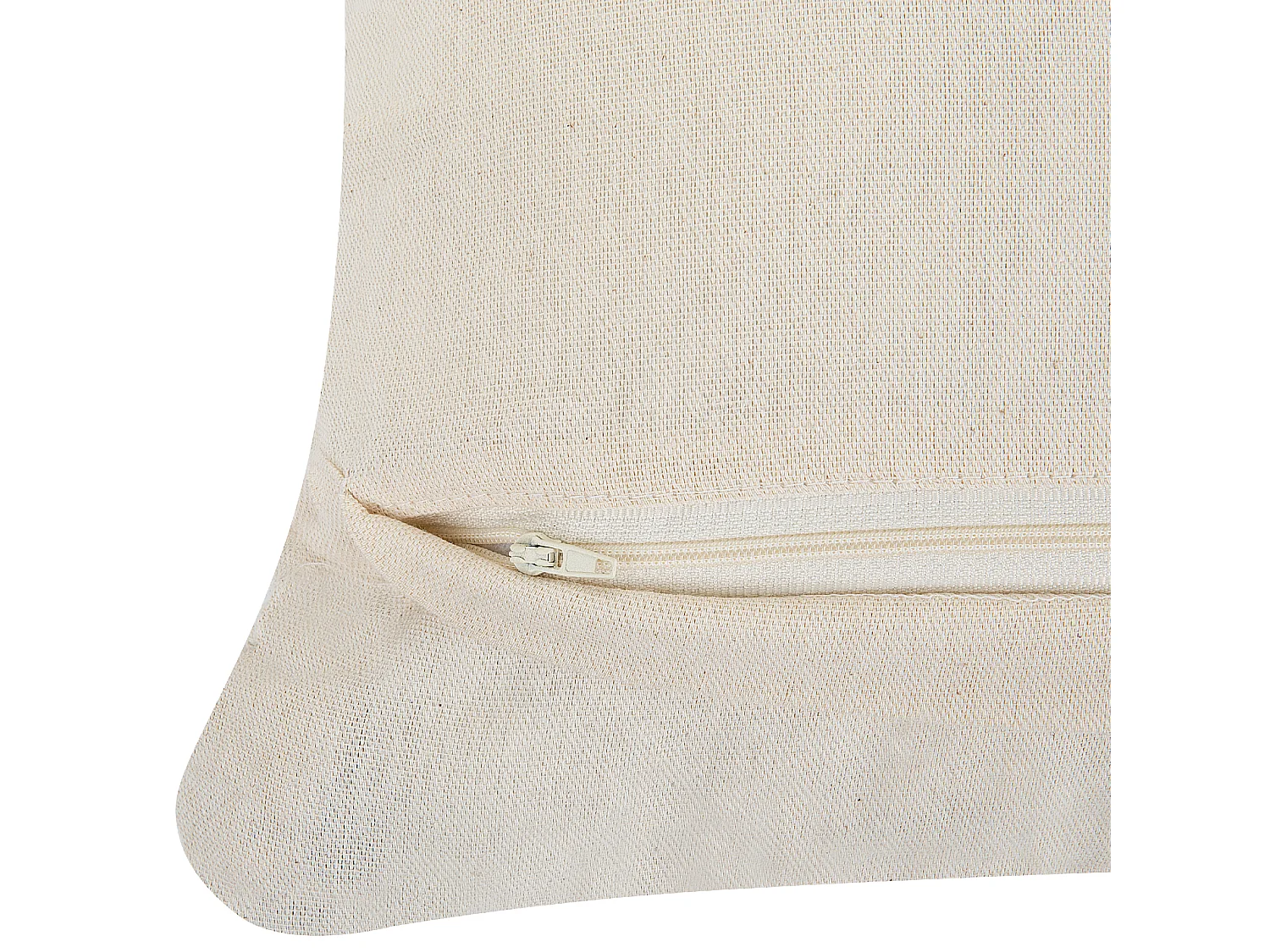 Lot de 2 coussins décoratifs GOREME Coton 45 x 45 cm Beige clair Motif géométrique