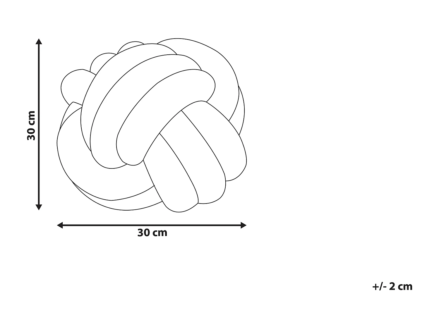 Sierkussen MALNI Fluweel 30 x 30 cm Zwart Effen