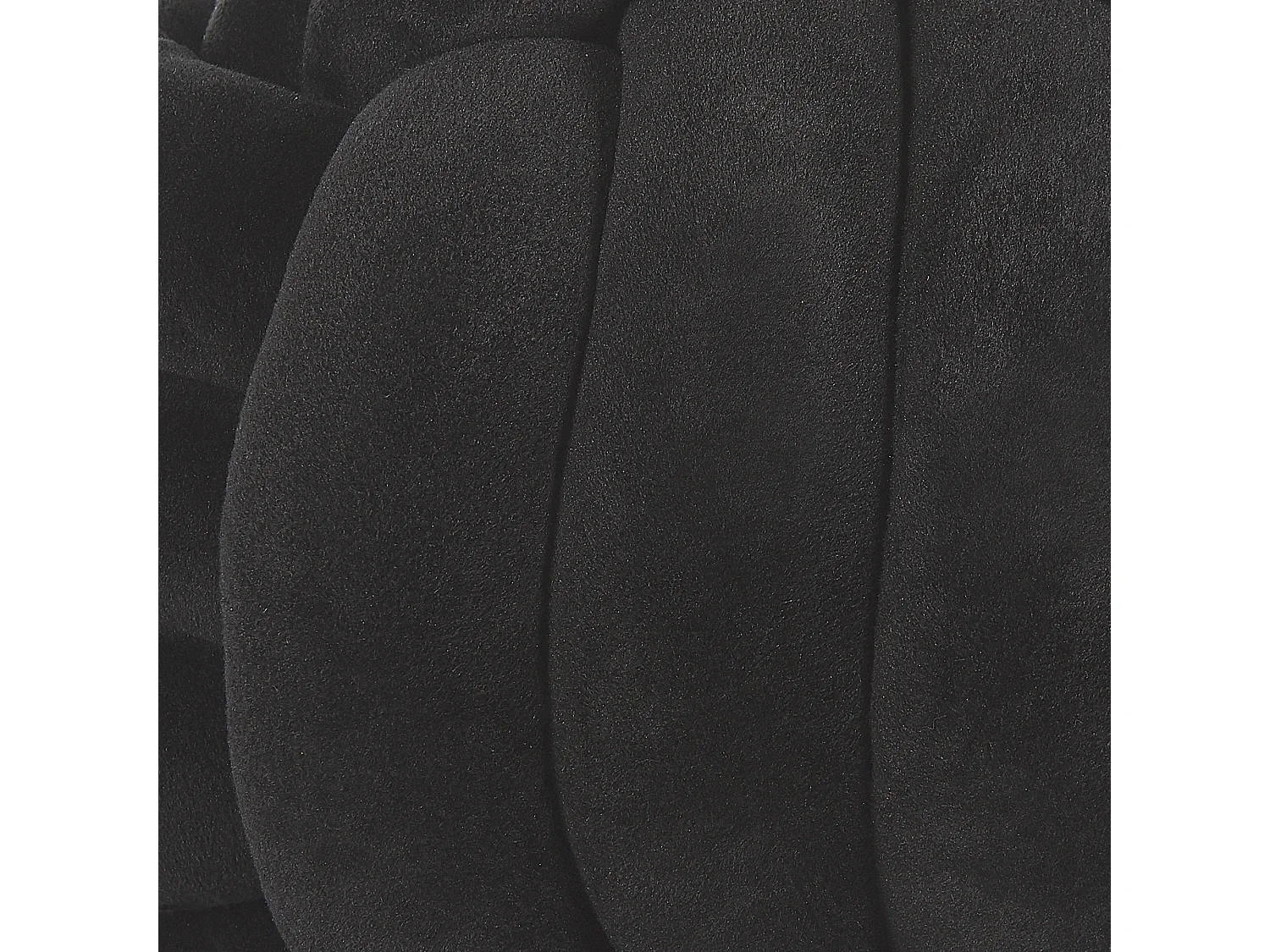 Coussin MALNI Velours 30 x 30 cm Noir Unicolore