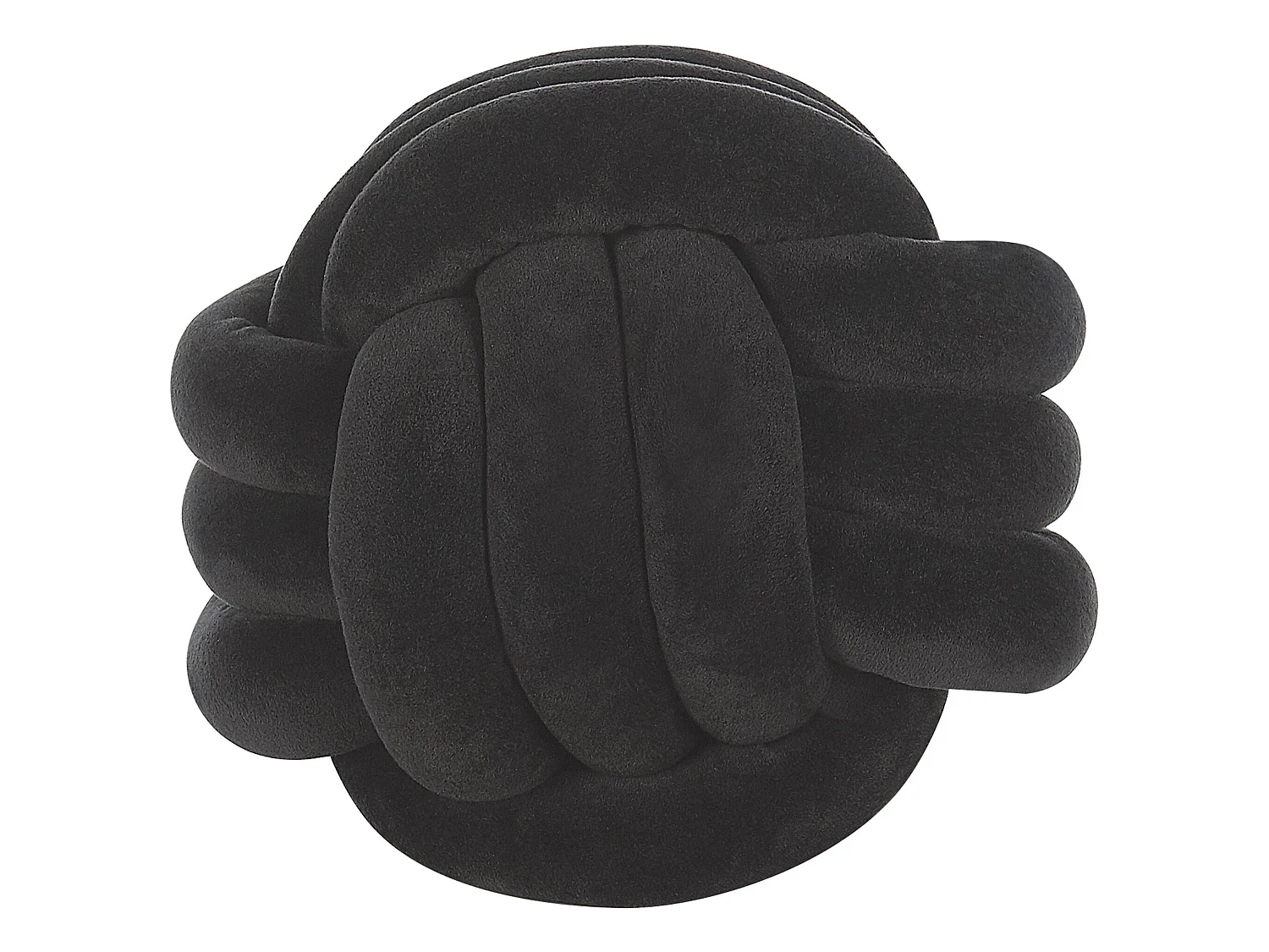 Coussin MALNI Velours 30 x 30 cm Noir Unicolore